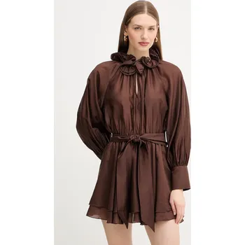 Dámské šaty Šaty Twinset 261AP2181 hnědá 89X, vel. M