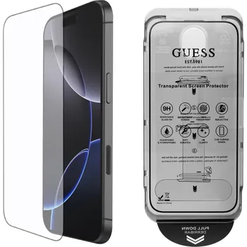 Pouzdro na mobilní telefon Guess - Classic 2.5D Outline (GUTGP16SBOKGCIT) - iPhone 16 - černá