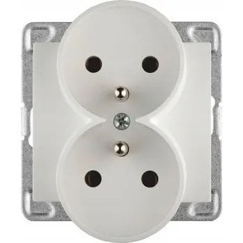 Elektrická zásuvka Bílá nástěnná Elektrická Zásuvka Polmark