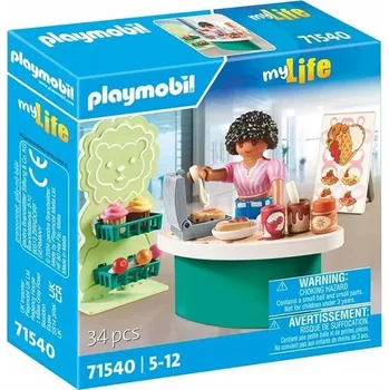 Stavebnice Playmobil Playmobil My Life 71549 Stánek s cukrovinkami