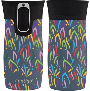 Termohrnek Termohrnek Contigo West Loop Mini 300 ml - Floresy - Modrá Metalíza