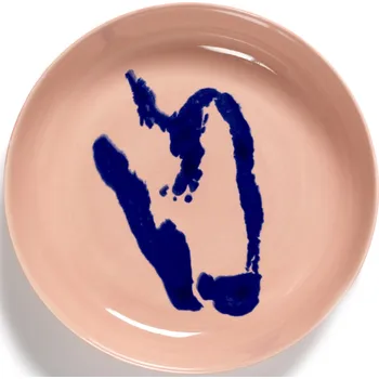 Talíř Serax, Talíře hluboké Feast Pepper 22 cm, růžovo-modré, 2 ks - Formadore