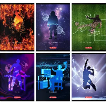 Sešit Sešit A5 s linkami Herlitz, 16 listů