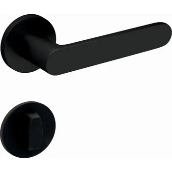 Malaga Dveřní kování, WC, černé&nbsp;R4061411