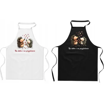 Kuchyňská zástěra Kuchyňská zástěra Dárek pro pár na Valentýna - Navždy spolu