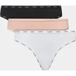 Dámská tanga O3BG14K6YW1 - F68S černo-bílé-růžové - Guess