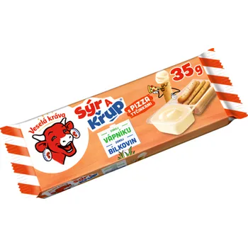 Veselá Kráva Sýr a Křup Pizza snack 35g
