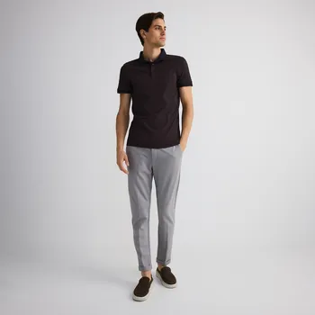 Reserved - Kalhoty chino slim s&nbsp;příměsí viskózy - světle šedá - 6429L-09X - 6429L-09X-XXL