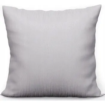 Polštář Světle šedý dekorativní povlak na polštář 40x40 lesklý voděodolný