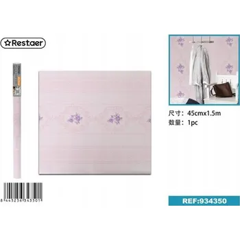 Tapeta Tapeta Růžová Květinový Vzor 45CM*1.5M