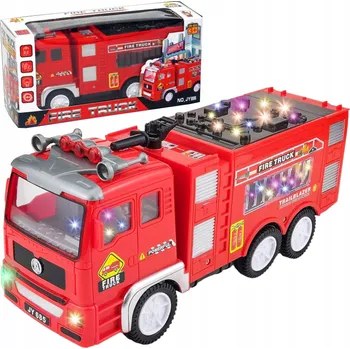 autíčko Hasičské auto Luxma se zvukem a světlem červené 1:16