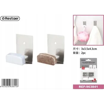 Věšák Samolepicí háčky 2 ks do koupelny a kuchyně