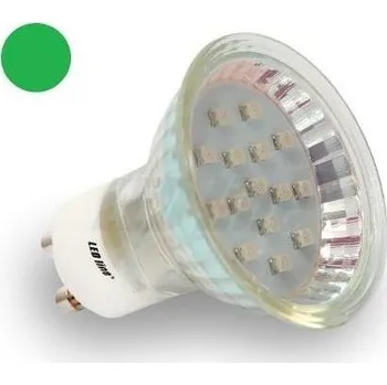 Žárovka PremiumLED LED žárovka 1W 8xSMD2835 GU10 80lm ZELENÁ