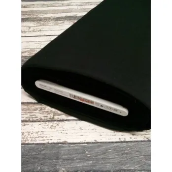 Teplákovina počesaná - Černá