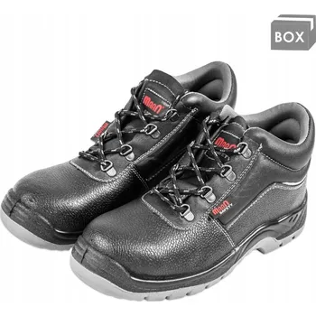 Pracovní obuv Bezpečnostní obuv TERA, kožené kotníkové boty, velikost 45 MAAN