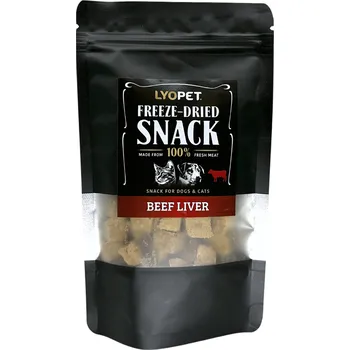 Pamlsek pro psa LYOPET Freeze-Dried Snack Beef Liver Balení: 30 g