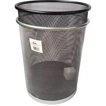 Odpadkový koš Odpadkový koš kovový Net 12 l černý