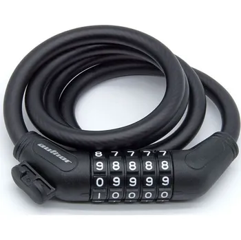 Zámek na kolo AUTHOR Zámek ASL-44 SpirCod d.10x1000mm černá-matná