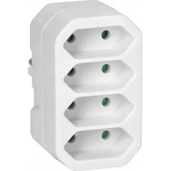 Elektrická zásuvka Elektrická Zásuvka rozbočka Orno bílá