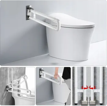 Zabezpečení domácnosti Sklopná madla do koupelny pro invalidy 60 cm