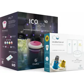 Ondilo digitální tester vody pro vířivky se slanou vodou s kalibrační sadou ICO Spa V2 essential+ salt, Wi-Fi + Bluetooth