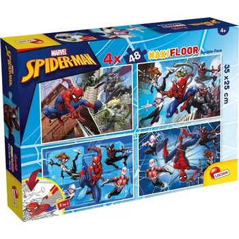 Dětské zboží Puzzle Liscianigiochi 100385 Spiderman 4x48