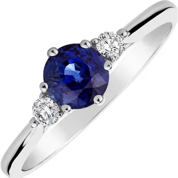 Prsten Prsten s diamanty a safírem Midnight Serenity