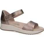 Sandály na platformě Caprice 9-28710-42 metalické