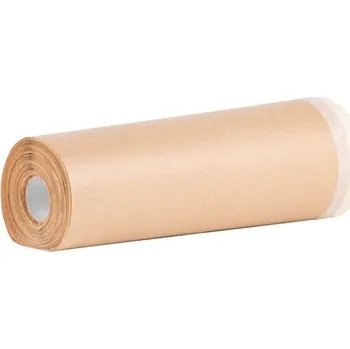 Strend Pro 217811 Krycí fólie Strend Pro, 180 mm, L-20 m, papír, malba, s maskovací páskou, podlahová krytina