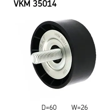 Vratna/vodici kladka, klinovy zebrovy remen, VKM 35014