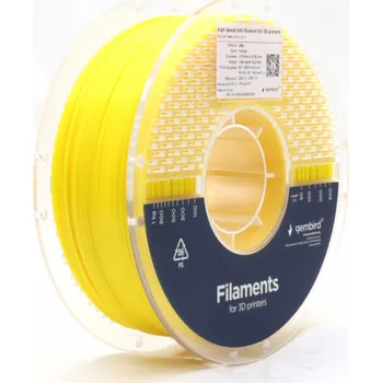 Filament Gembird GEMBIRD filament ABS High Speed žlutý 1,75 mm 1 kg