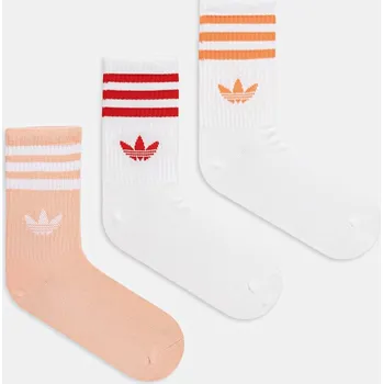 Pánské ponožky Ponožky adidas Originals 3-pack KT1692 oranžová 20X, vel. 34/36