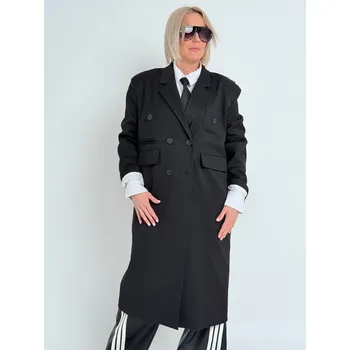 Dámský kabát Miss City Official Černý kabát FEELS Černá, UNI S-XL