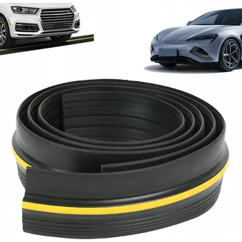 Garážová vrata 6M GARÁŽOVÉ TĚSNĚNÍ, PRÁH PRO VRATA VČETNĚ VÝSTRAŽNÉHO PRUHU, ČERNÁ GUMA