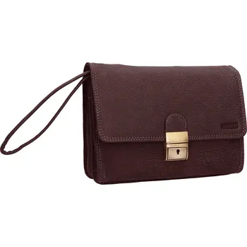 Módní doplněk Pánská kožená etue E-2015/W hnědá, Lagen