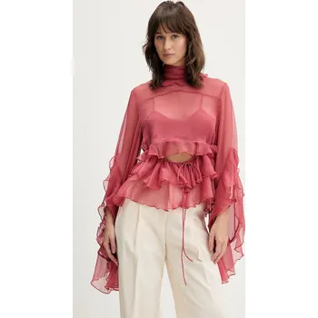 Dámská halenka Halenka Bardot 59933TB2 růžová 38X, vel. L