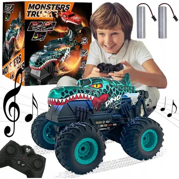 RC model auta AUTO MONSTER TRUCK NA DÁLKOVÉ OVLÁDÁNÍ DINOSAUŘI DÁRKY PRO DĚTI