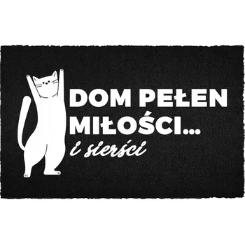 Rohožka Hotová gumová/kokosová rohožka 60 x 40 cm