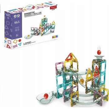 ostatní stavebnice Magnetic Marble Roller magnetická stavebnice 66 dílků