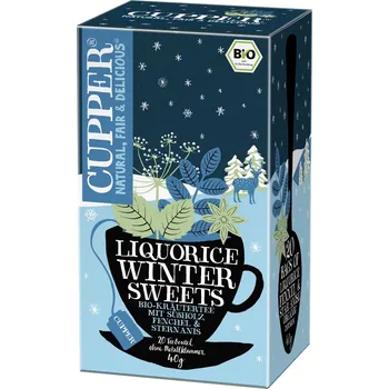 Čaj Cupper Liquorice Winter Sweets BIO 40 g
