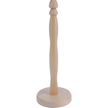 Držák kuchyňských utěrek Stojánek na papírové role, dřevo