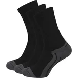 Ponožky MOOA Bamboo Active 3-pack Velikost ponožek: 43-46 / Barva: černá/šedá