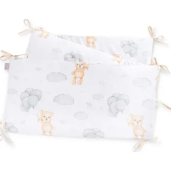 Infantilo Ochranný bavlněný mantinel do postýlky Medvěd