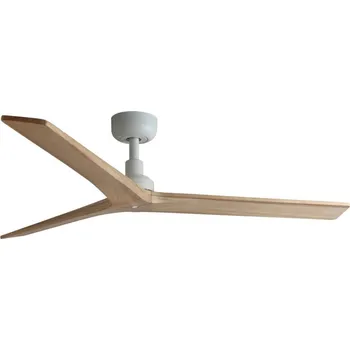 Stropní ventilátor FARO 34280 - Stropní ventilátor KLIM M borovice/bílá pr. 125 cm+dálkové ovládání