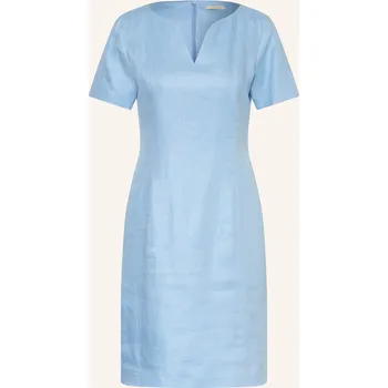 Dámské šaty Lilienfels Dámské Lněné Pouzdrové Šaty, tmavě modrá, 34