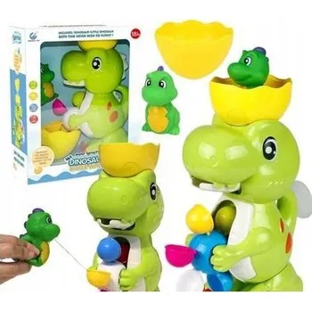 Hračka pro nejmenší Dinosaurus s navijákem, Hračka Do Vany, malý Dinosaurus, kelímek