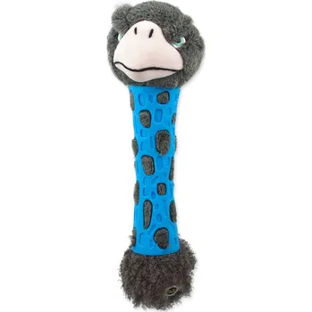 Hračka pro psa BE FUN Hračka BeFun pštros plyšový s TPR gumou pro štěně 38 cm