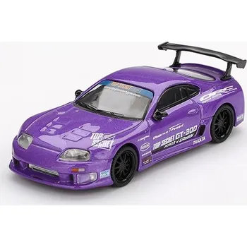autíčko Toyota Supra MK4 (A80) Top Secret GT-300 purple 1:64 - MiniGT Toyota GR Supra - kovový model