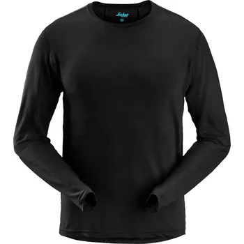 Pánské tričko Triko LiteWork s dlouhým rukávem černé vel. S Snickers Workwear Velikost: XXL