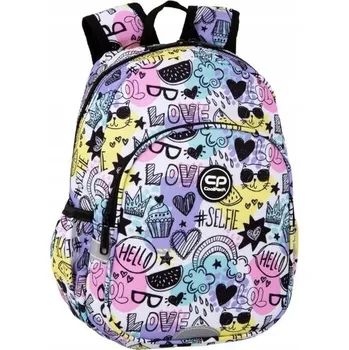 Městský batoh Batoh CoolPack jednokomorový, vícebarevný, s odrazkami